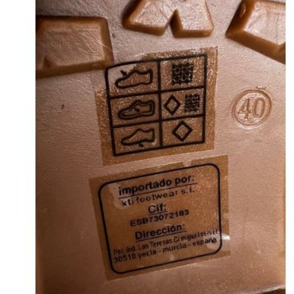 Womens Suede Faux Fur Ankle Boots Side Zip Round Toe Size 9-8.5 US Brown - Picture 5 of 5